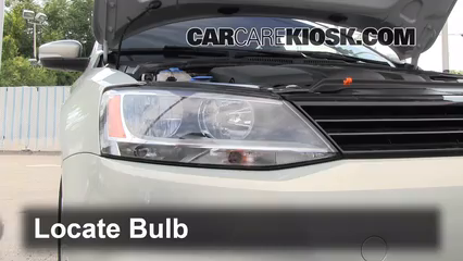 2012 volkswagen jetta headlight bulb replacement